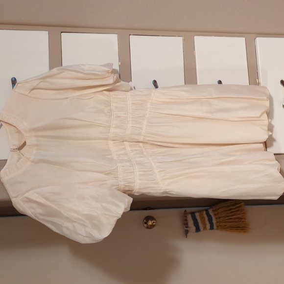 NWT Jonathan Simkhai mini dress with back cutout and puff sleeves - Picture 4 of 9